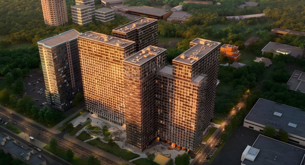 Расположение ЖК у метро Новые Черемушки в ЮЗАО в Москве