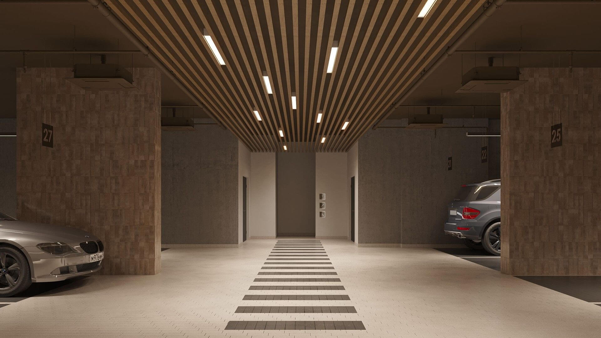 Парковка для жителей ЖК